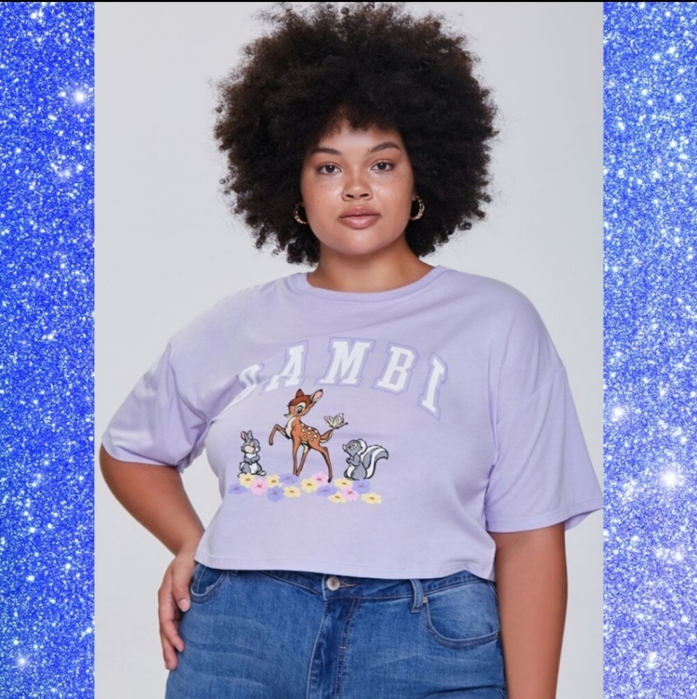 PLUS Bambi Crop Top - Picture 1 of 3